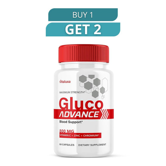 Gluco Advance 60 Capsules - Dietary Supplement - Free Shipping
