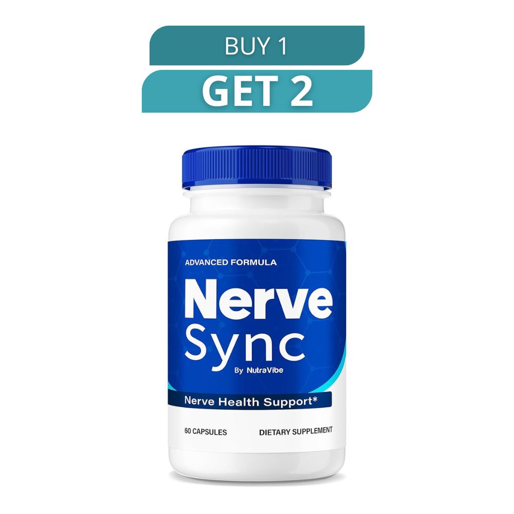 Nerve Sync 60 Capsules - Dietary Supplement - Free Shipping