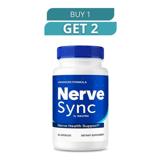 Nerve Sync 60 Capsules - Dietary Supplement - Free Shipping