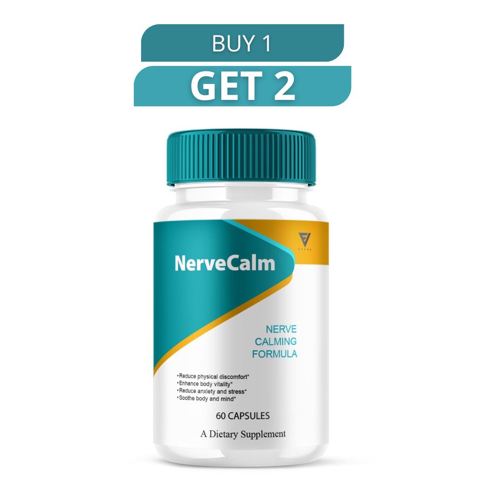Nerve Calm 60 Capsules - Dietary Supplement - Free Shipping