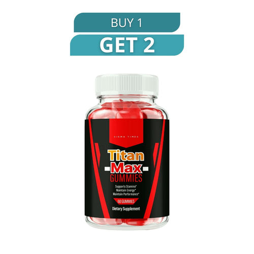 Titan Max 60 Gummies - Dietary Supplement - Free Shipping
