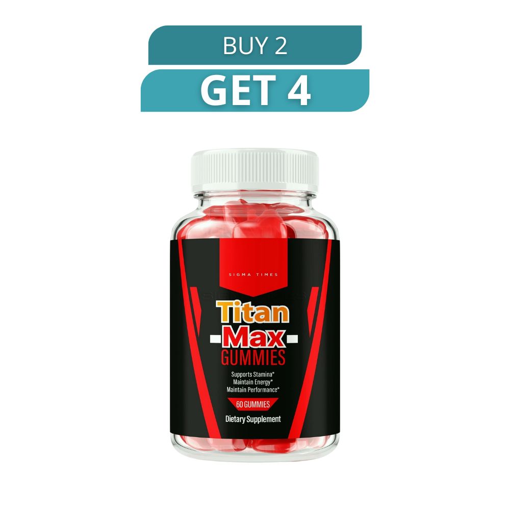 Titan Max 60 Gummies - Dietary Supplement - Free Shipping