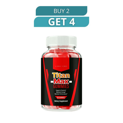 Titan Max 60 Gummies - Dietary Supplement - Free Shipping